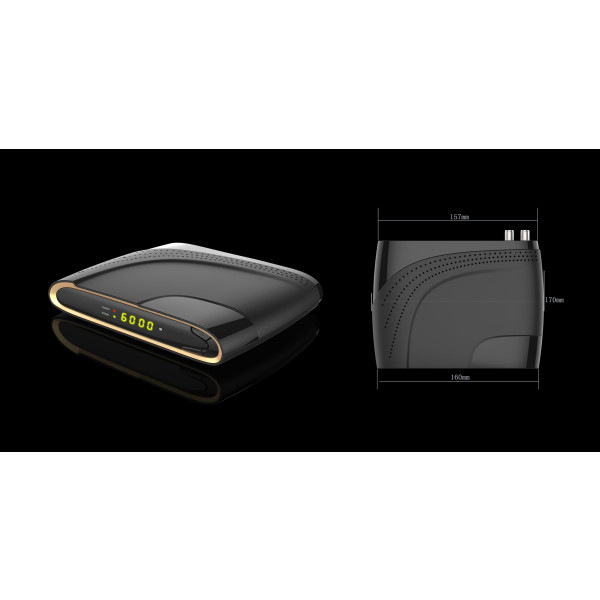 Receptor Pop TV Gold SAT LINUX 4K ACM IPTV HDMI Wi-Fi 